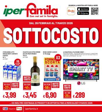 Volantino Famila - 26/2/2026 - 11/3/2026.