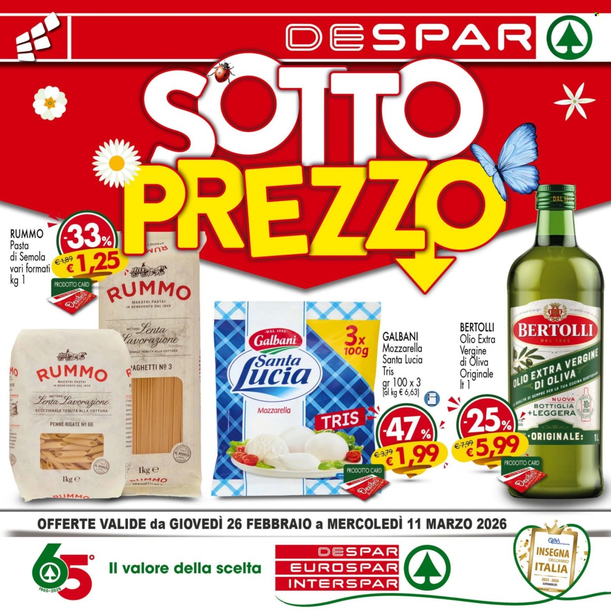 Volantino Eurospar - 26/2/2026 - 11/3/2026. Pagina 1