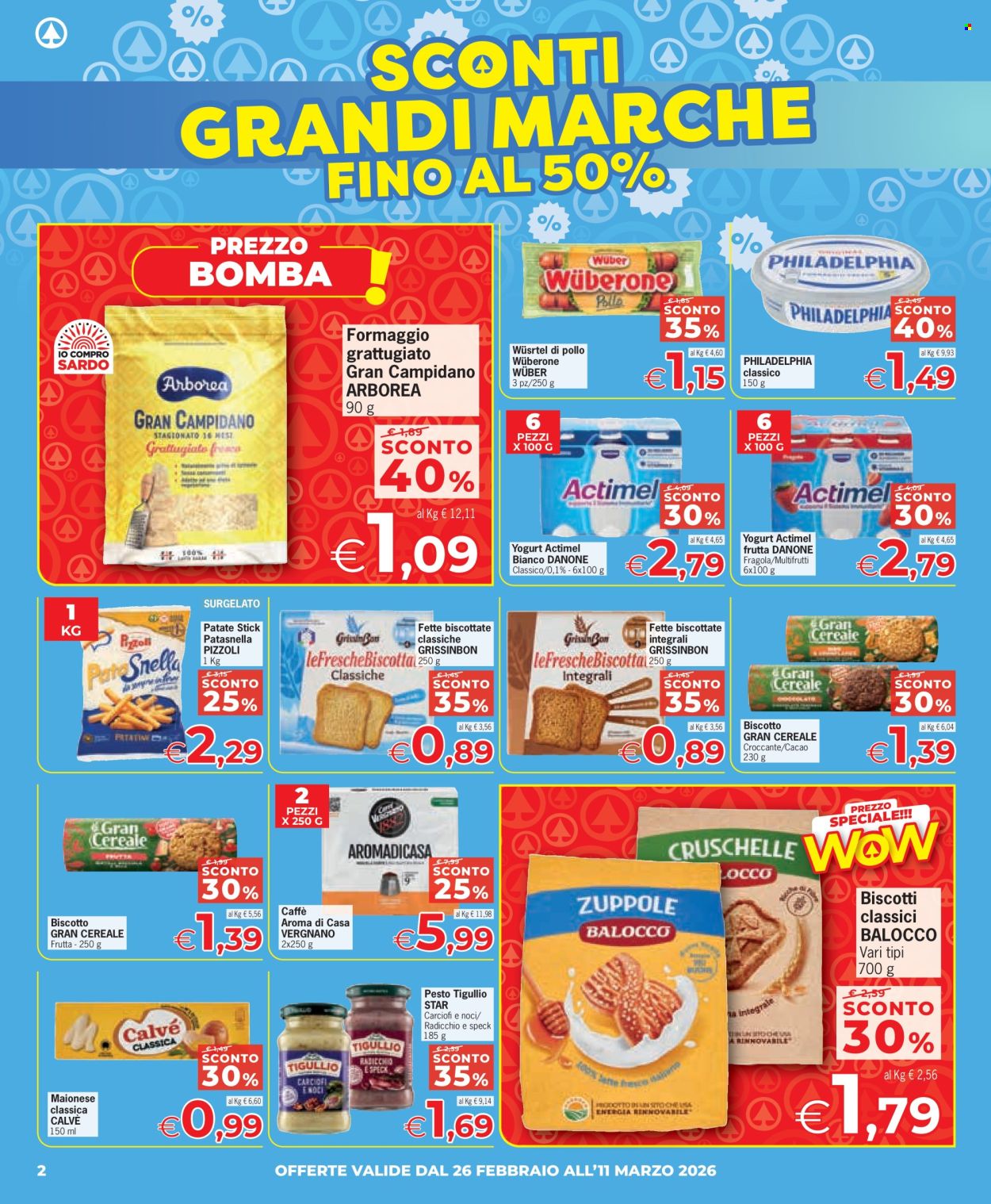 Leták Eurospar - 26.2.2026 - 11.3.2026. Strana 2