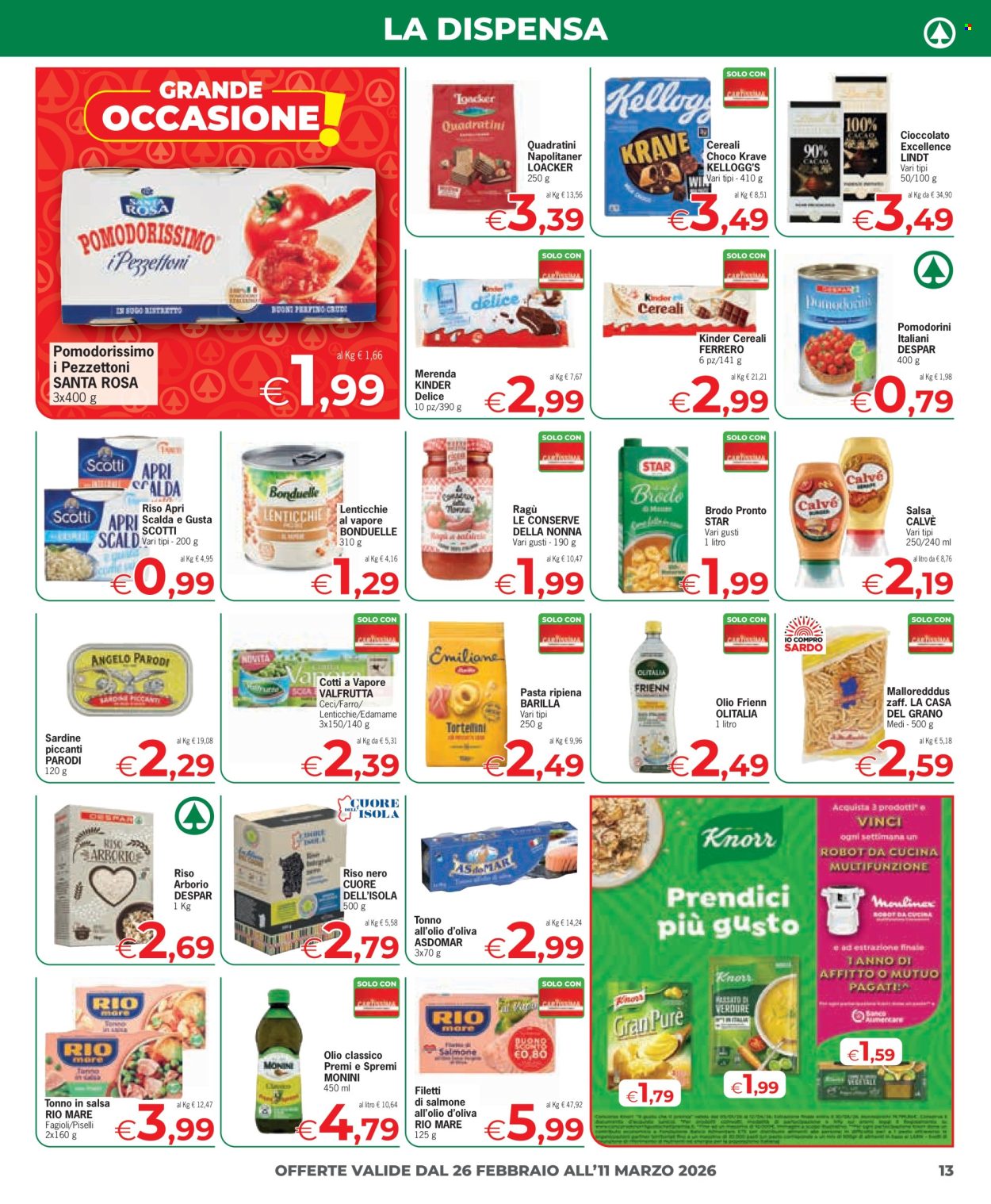 Leták Eurospar - 26.2.2026 - 11.3.2026. Strana 13