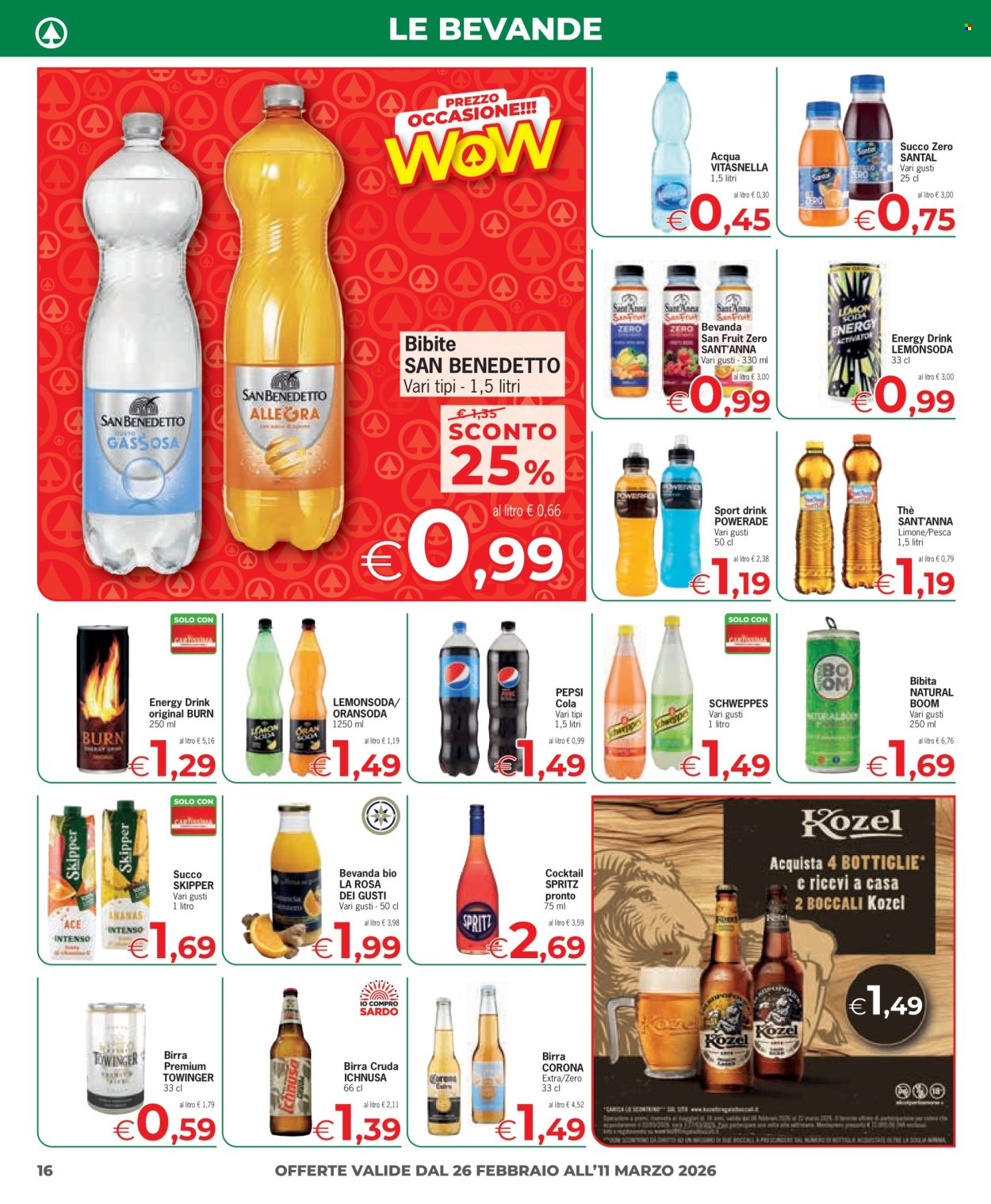 Volantino Eurospar - 26/2/2026 - 11/3/2026. Pagina 16