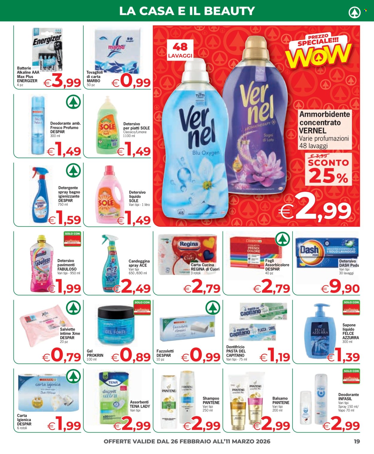 Volantino Eurospar - 26/2/2026 - 11/3/2026. Pagina 19