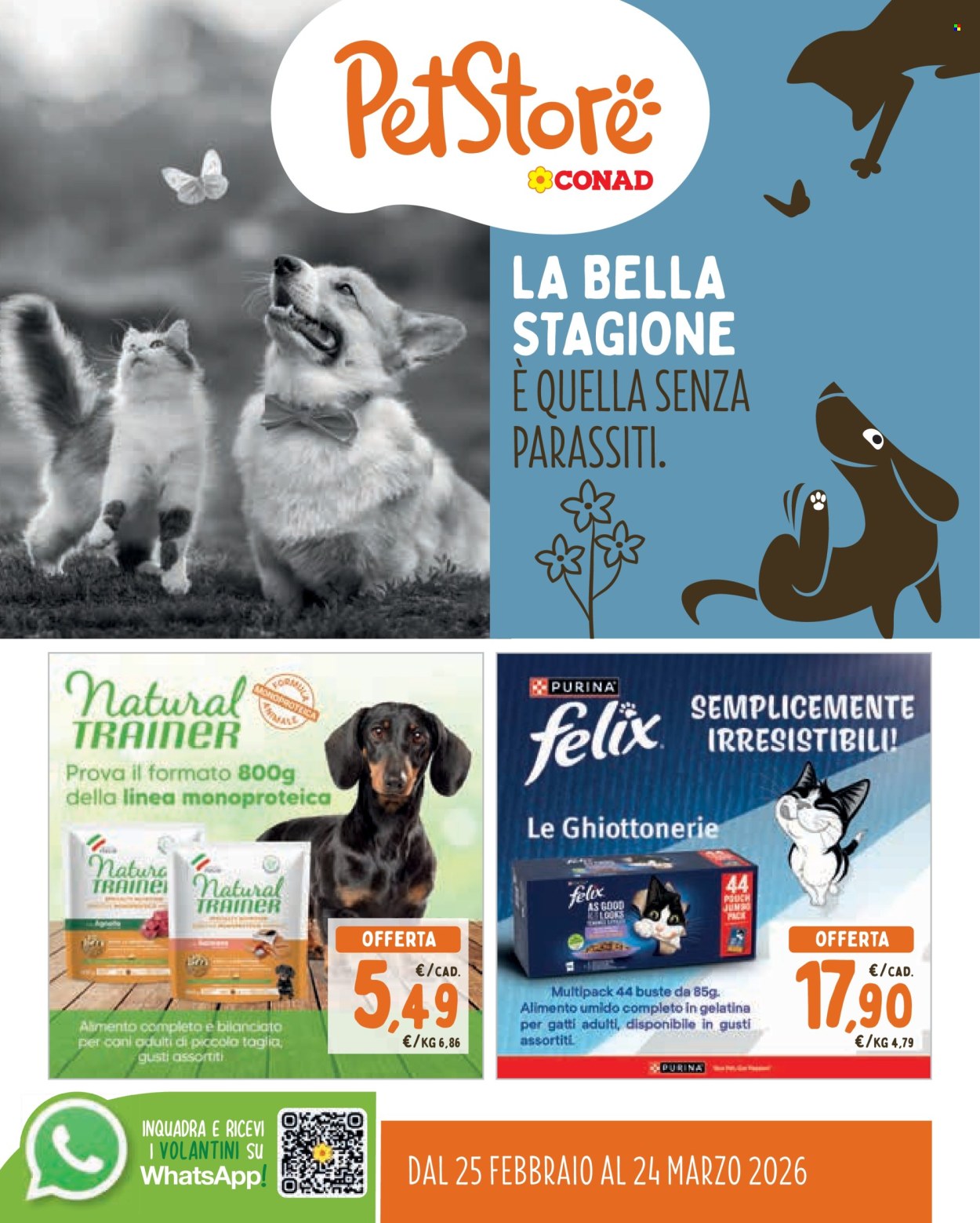 Leták Pet Store Conad - 25.2.2026 - 24.3.2026. Strana 1