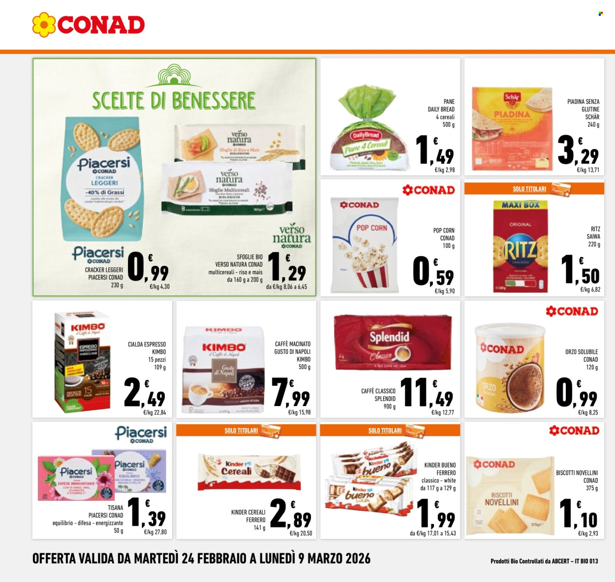 Leták Conad - 24.2.2026 - 9.3.2026. Strana 18