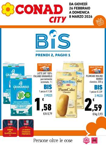 Volantino Conad City - 26/2/2026 - 8/3/2026.