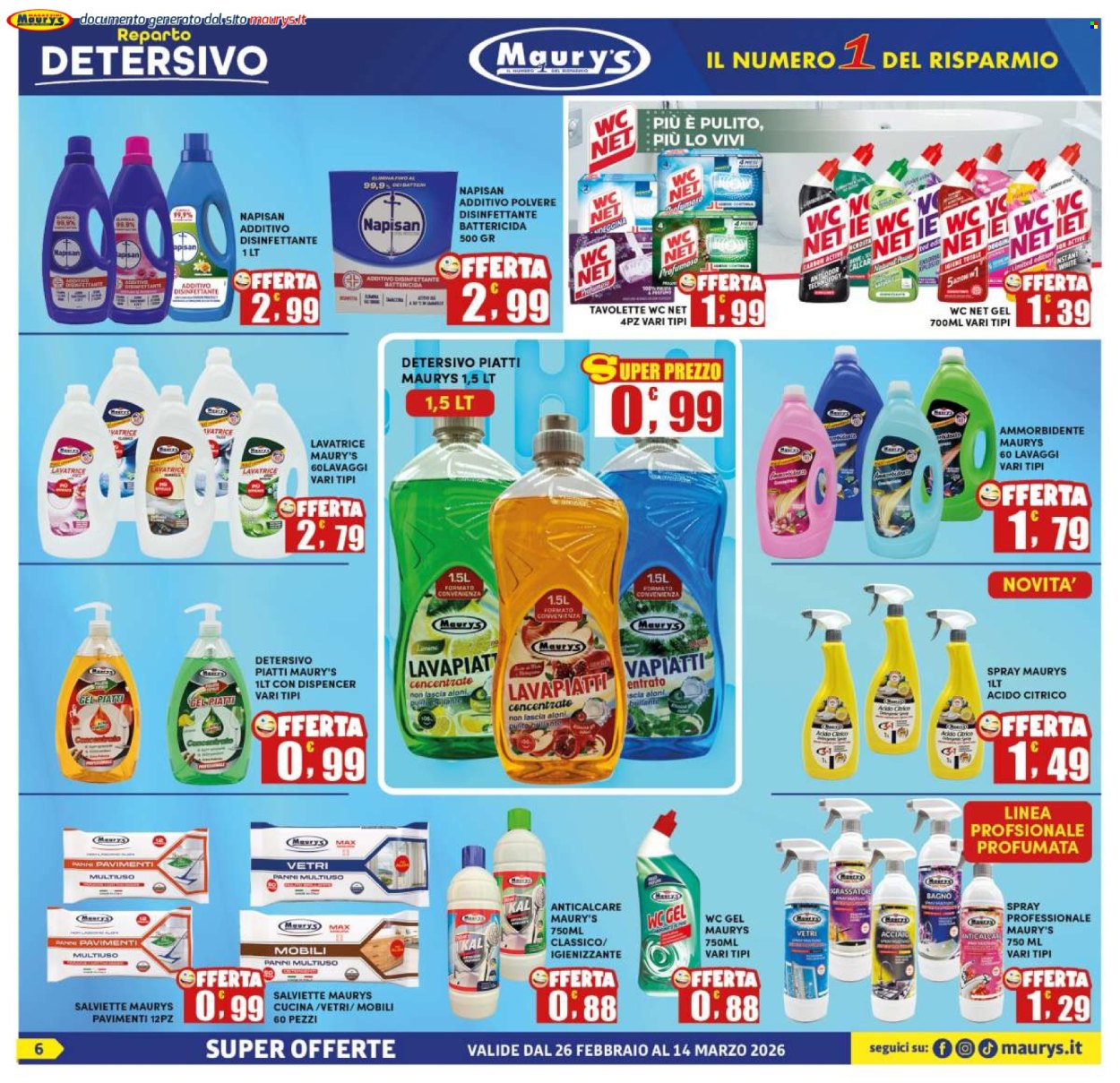 Leták Maury's - 26.2.2026 - 14.3.2026. Strana 6