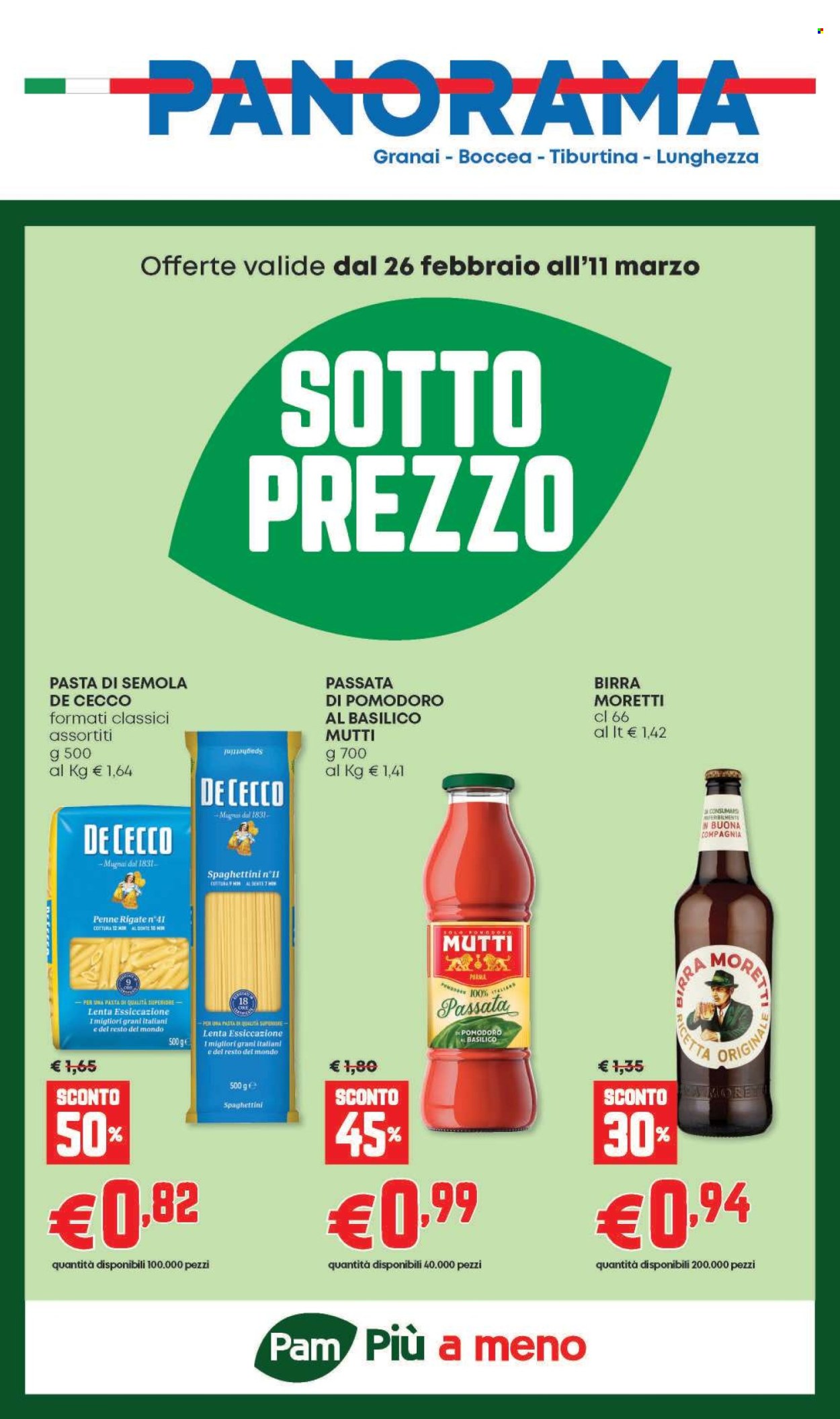 Volantino Panorama - 26/2/2026 - 11/3/2026. Pagina 1