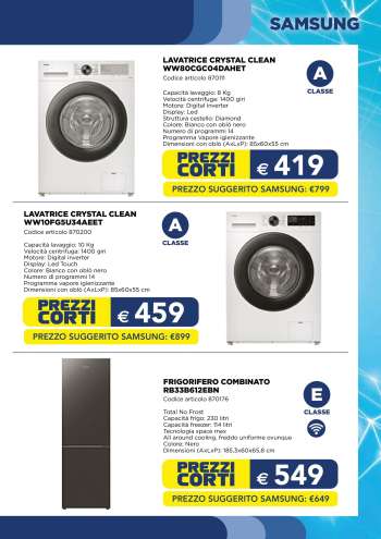 thumbnail - LAVATRICE CRYSTAL CLEAN WW80GC04DAHET