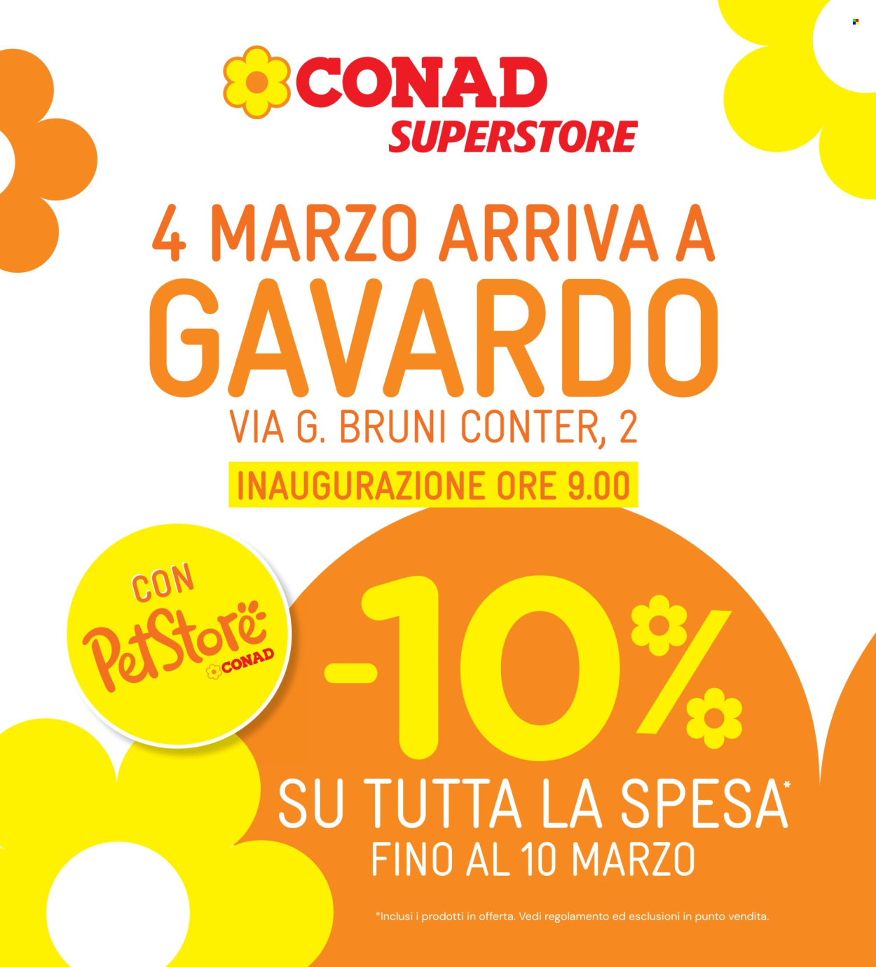 Leták Conad - 4.3.2026 - 10.3.2026. Strana 1