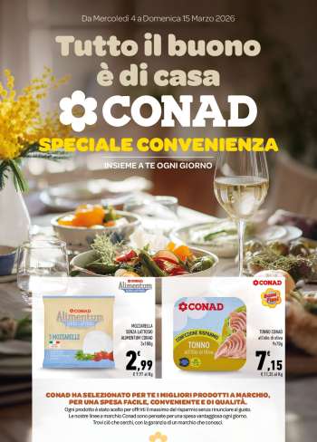 Volantino Conad - 4/3/2026 - 15/3/2026.