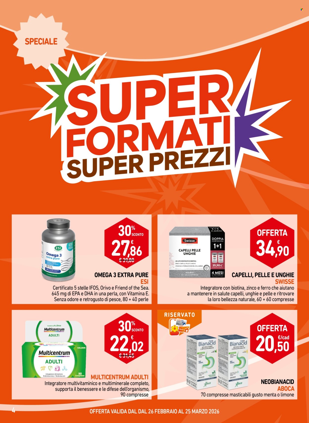 Leták Parafarmacia Conad - 26.2.2026 - 25.3.2026. Strana 4