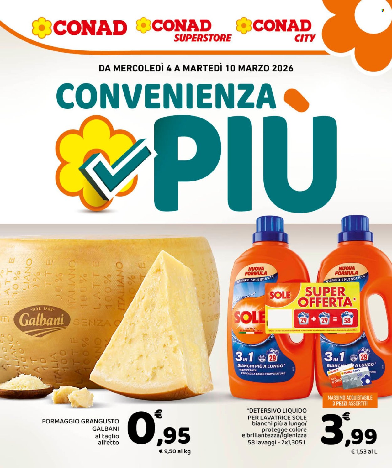 Volantino Conad - 4/3/2026 - 10/3/2026. Pagina 1