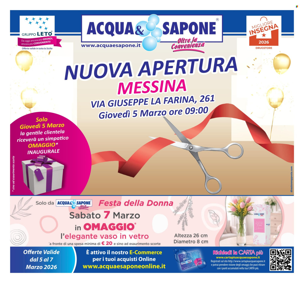 Volantino Acqua & Sapone - 5/3/2026 - 7/3/2026. Pagina 1
