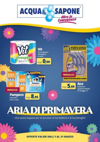Volantino Acqua & Sapone - 1/3/2026 - 31/3/2026.