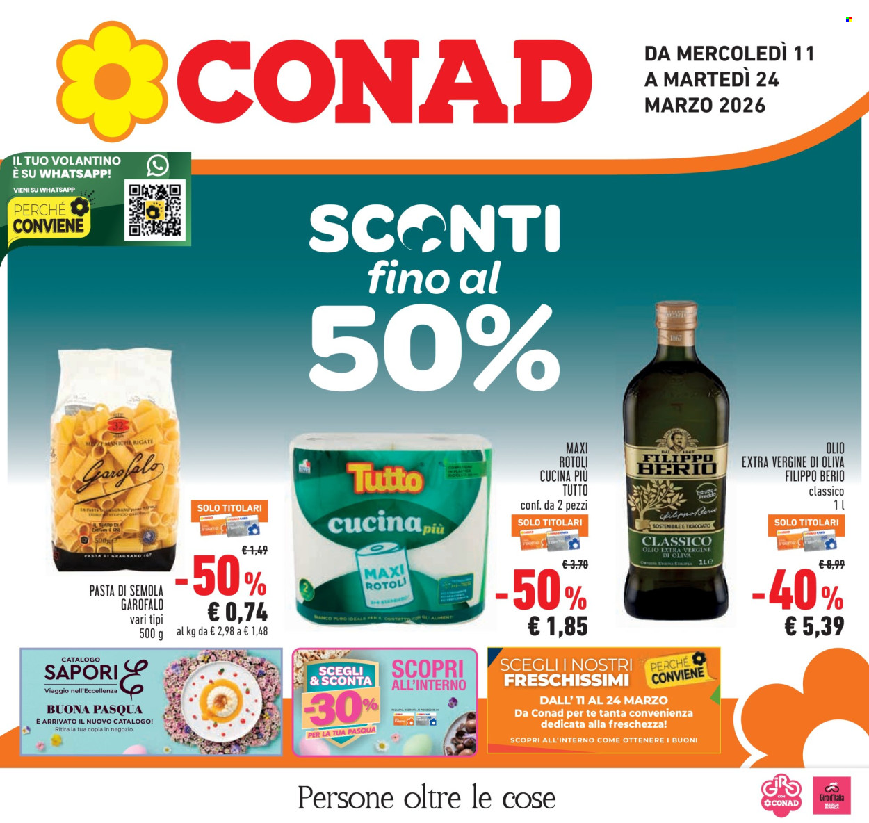 Leták Conad - 11.3.2026 - 24.3.2026. Strana 1
