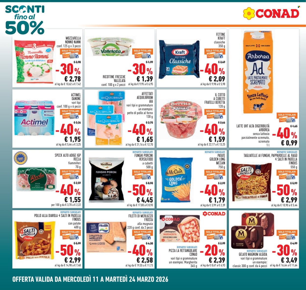 Leták Conad - 11.3.2026 - 24.3.2026. Strana 2
