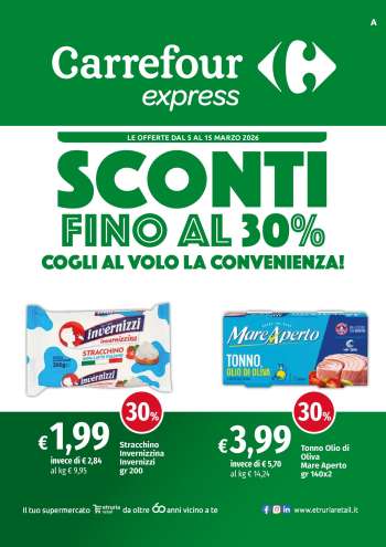Volantino Carrefour - 5/3/2026 - 15/3/2026.