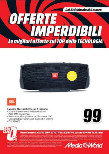 Volantino MediaWorld - 23/2/2026 - 5/3/2026.