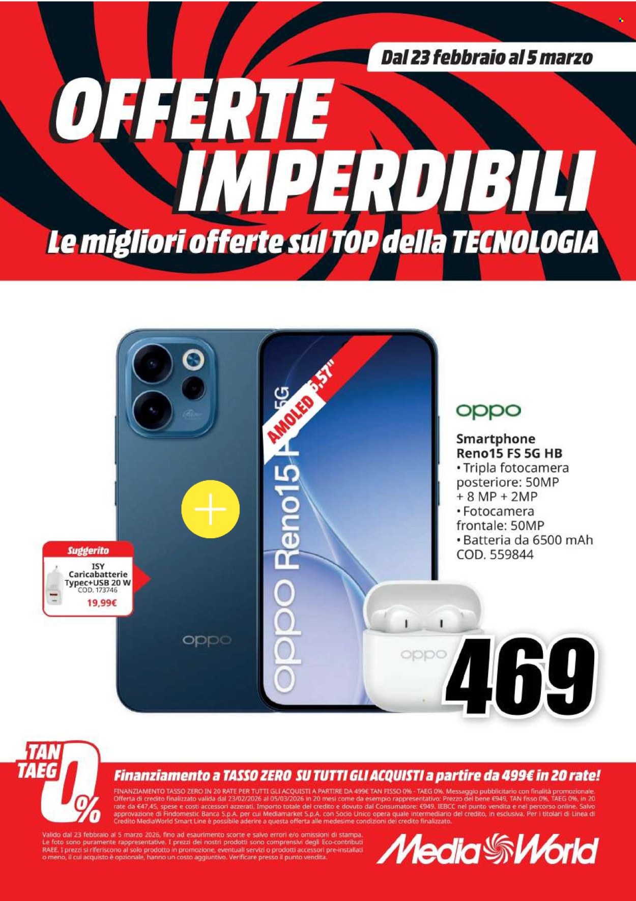 Volantino MediaWorld - 23/2/2026 - 5/3/2026. Pagina 37