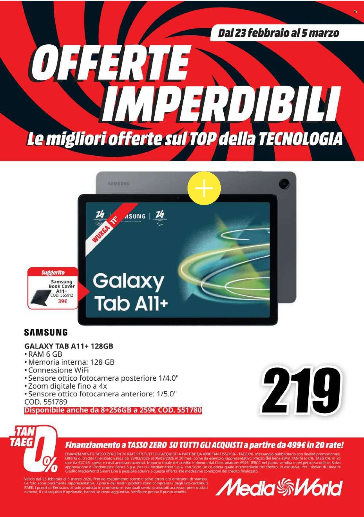 Volantino MediaWorld - 23/2/2026 - 5/3/2026. Pagina 45