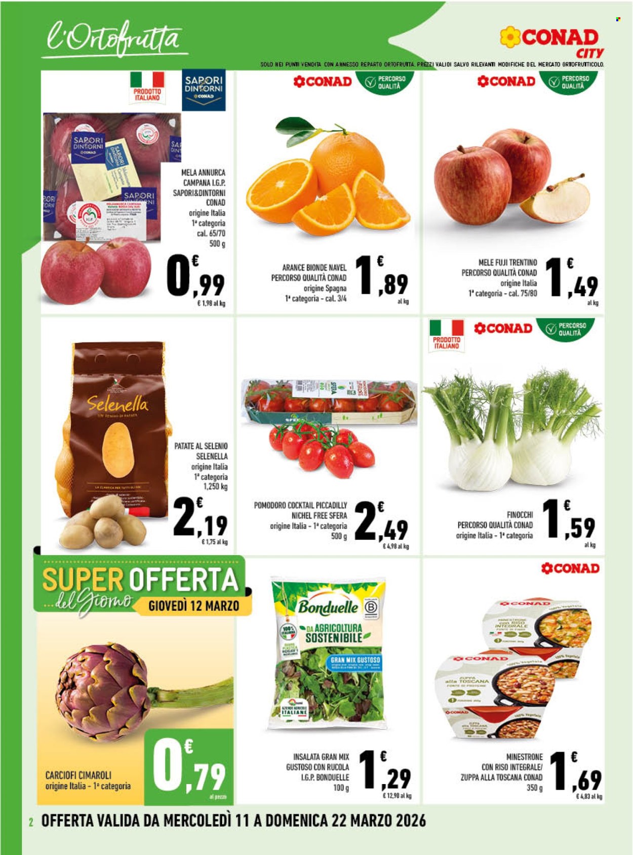 Leták Conad - 11.3.2026 - 22.3.2026. Strana 2