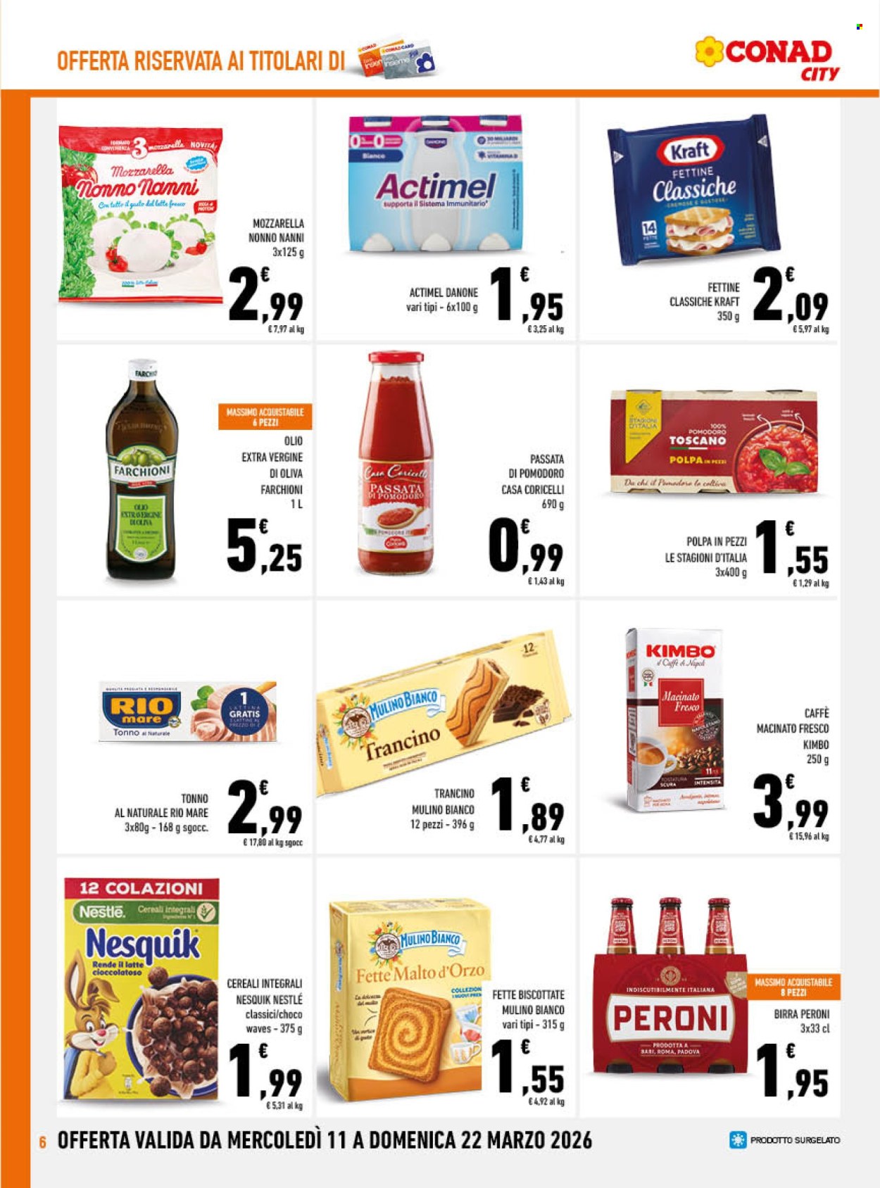 Leták Conad - 11.3.2026 - 22.3.2026. Strana 6