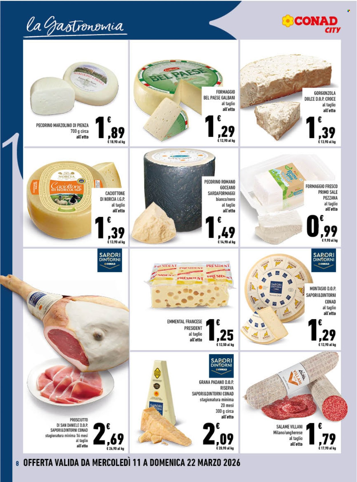 Leták Conad - 11.3.2026 - 22.3.2026. Strana 8