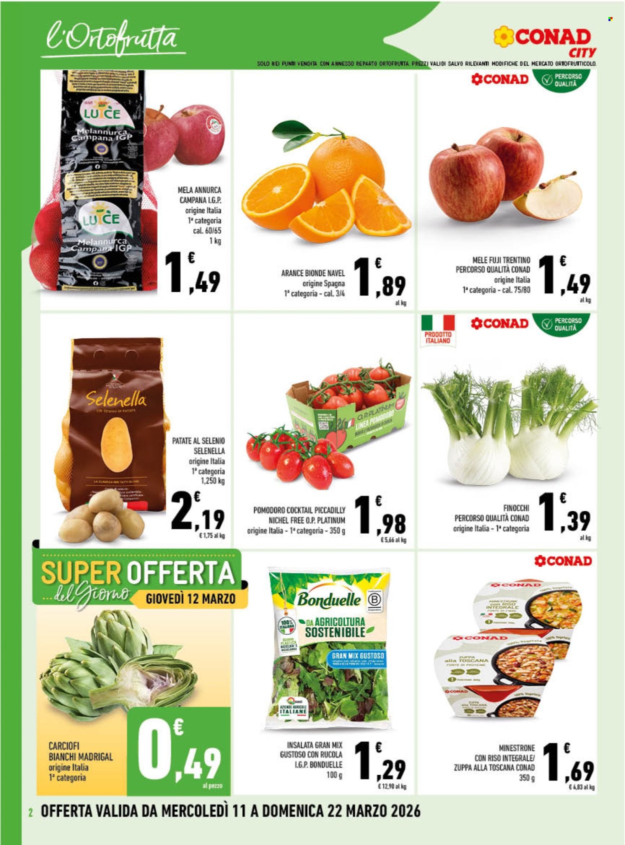 Leták Conad City - 11.3.2026 - 22.3.2026. Strana 2