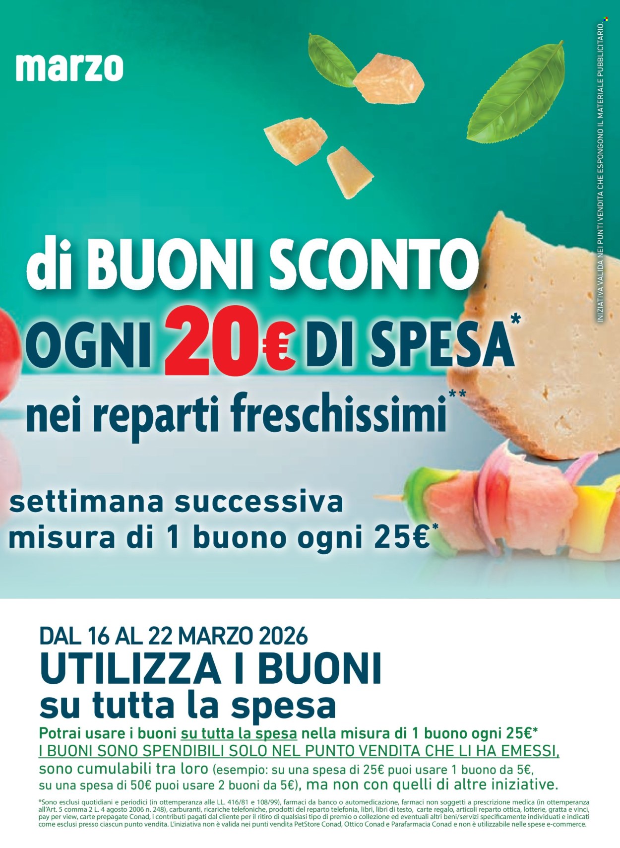 Volantino Margherita Conad - 11/3/2026 - 24/3/2026. Pagina 3