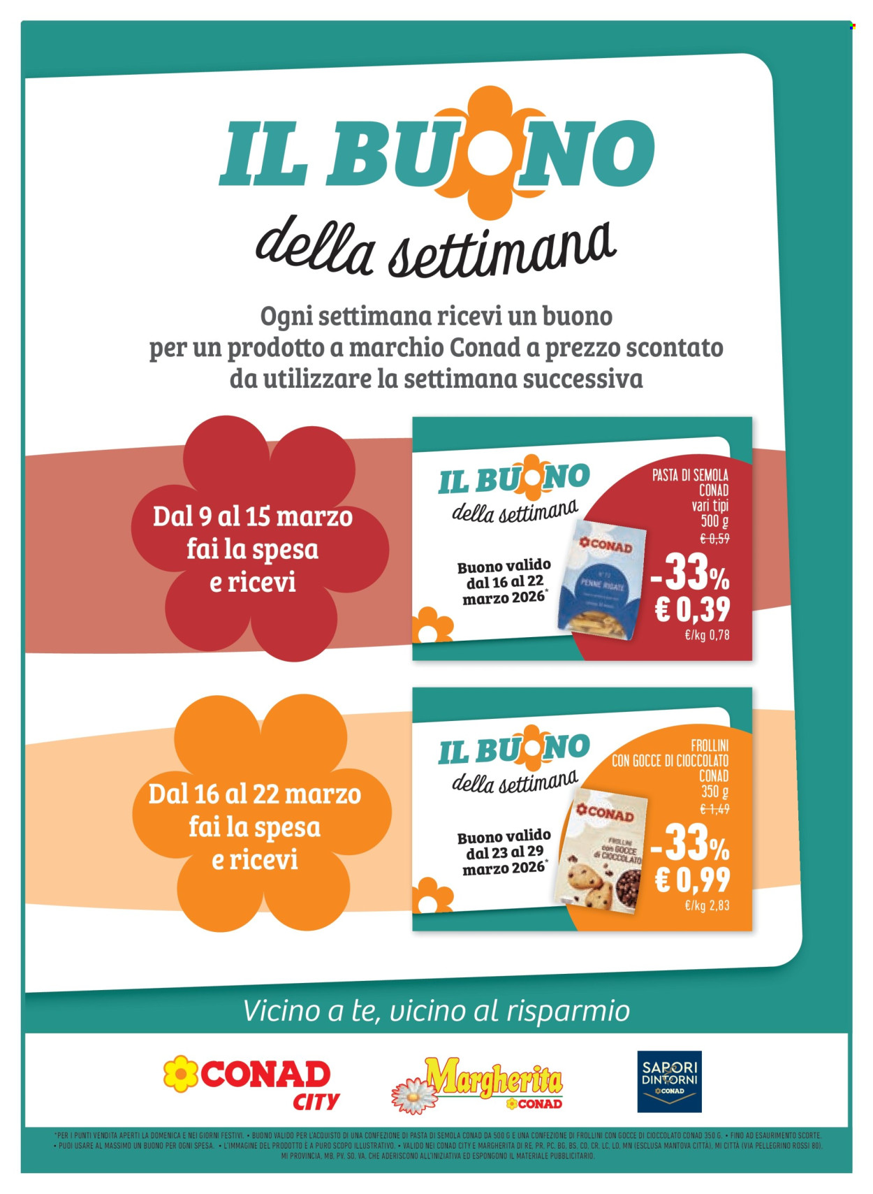 Volantino Margherita Conad - 11/3/2026 - 24/3/2026. Pagina 17