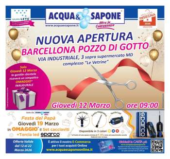 Volantino Acqua & Sapone - 12/3/2026 - 22/3/2026.