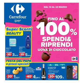 Volantino Carrefour - 13/3/2026 - 23/3/2026.