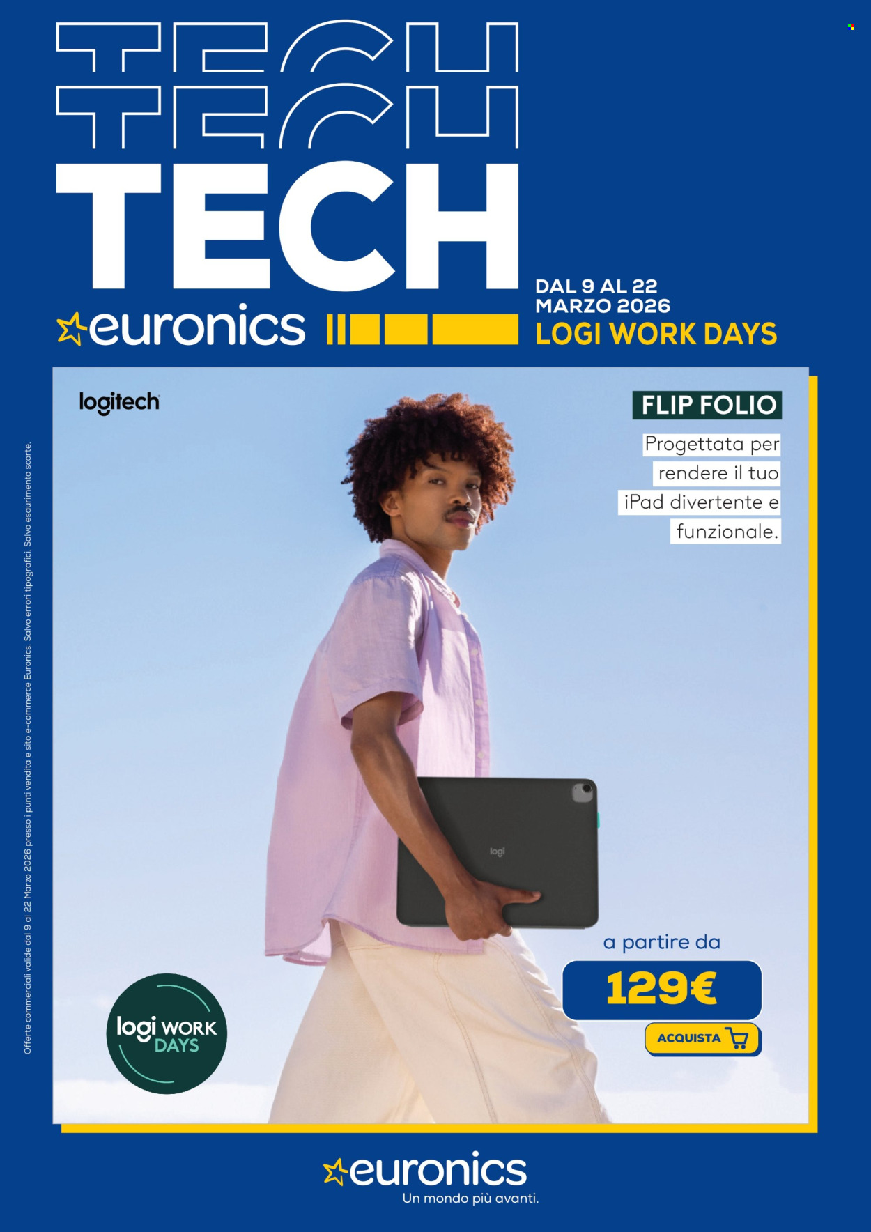 Volantino Euronics - 9/3/2026 - 22/3/2026. Pagina 1
