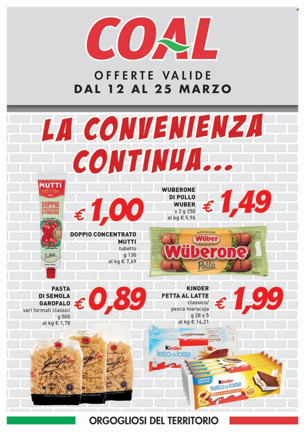 Volantino COAL - 12/3/2026 - 25/3/2026. Pagina 1