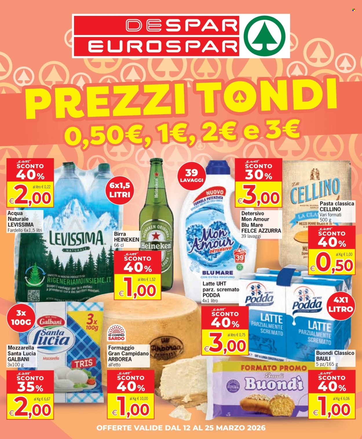 Leták Eurospar - 12.3.2026 - 25.3.2026. Strana 1