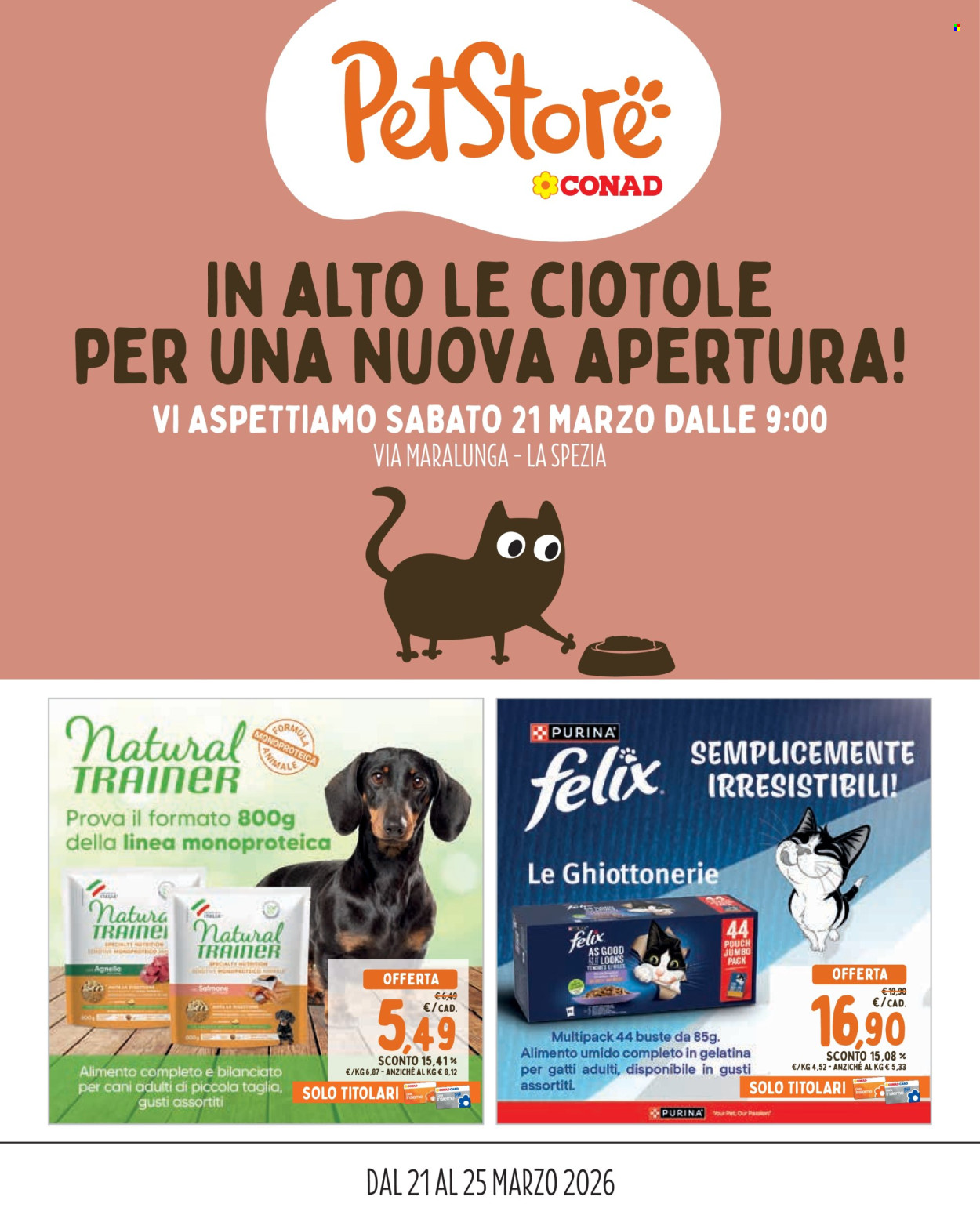 Leták Conad - 21.3.2026 - 25.3.2026. Strana 1