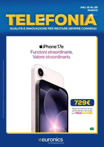 Volantino Euronics - 12/3/2026 - 25/3/2026.