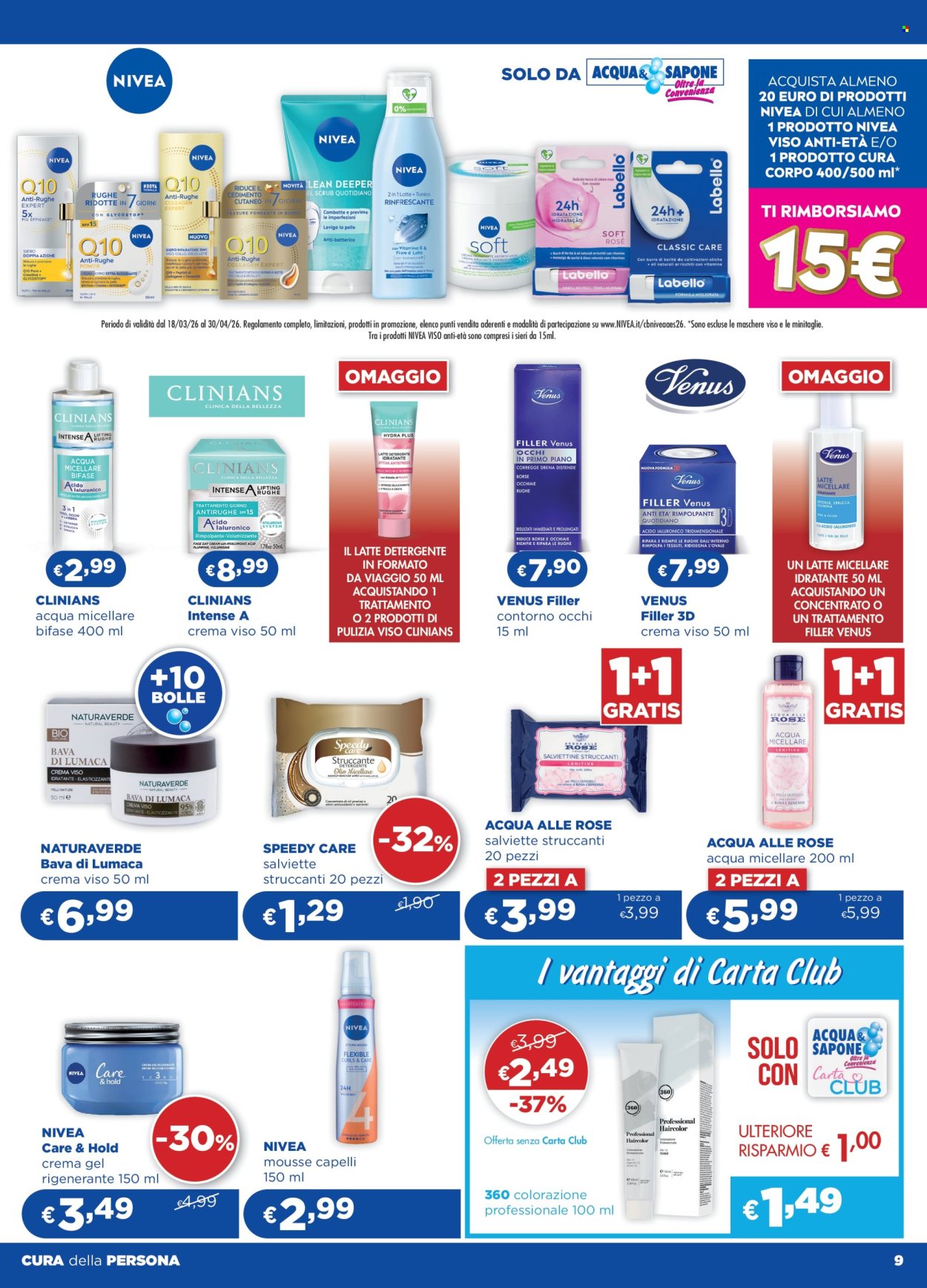 Leták Acqua & Sapone - 18.3.2026 - 8.4.2026. Strana 9