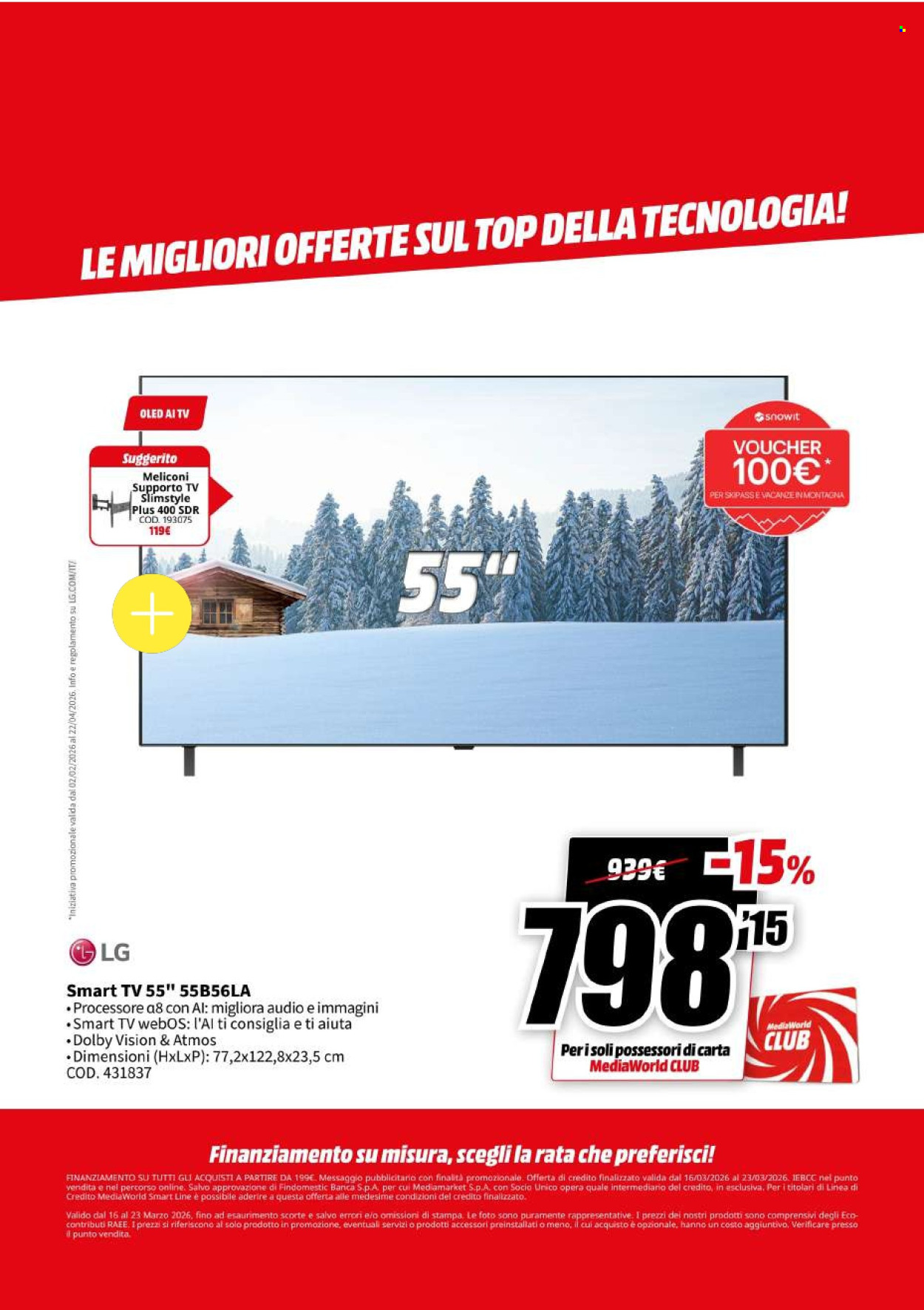 Volantino MediaWorld - 16/3/2026 - 23/3/2026. Pagina 2
