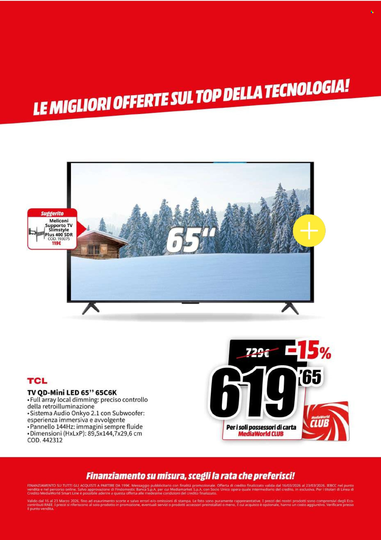 Volantino MediaWorld - 16/3/2026 - 23/3/2026. Pagina 3