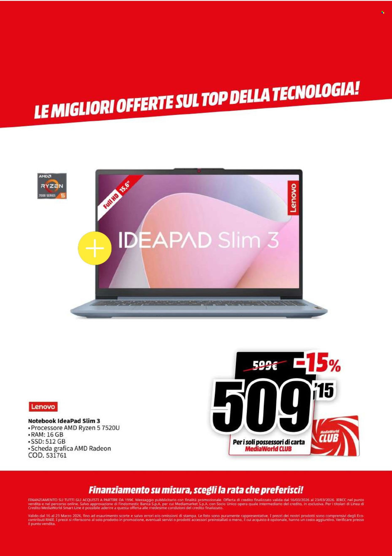 Volantino MediaWorld - 16/3/2026 - 23/3/2026. Pagina 11