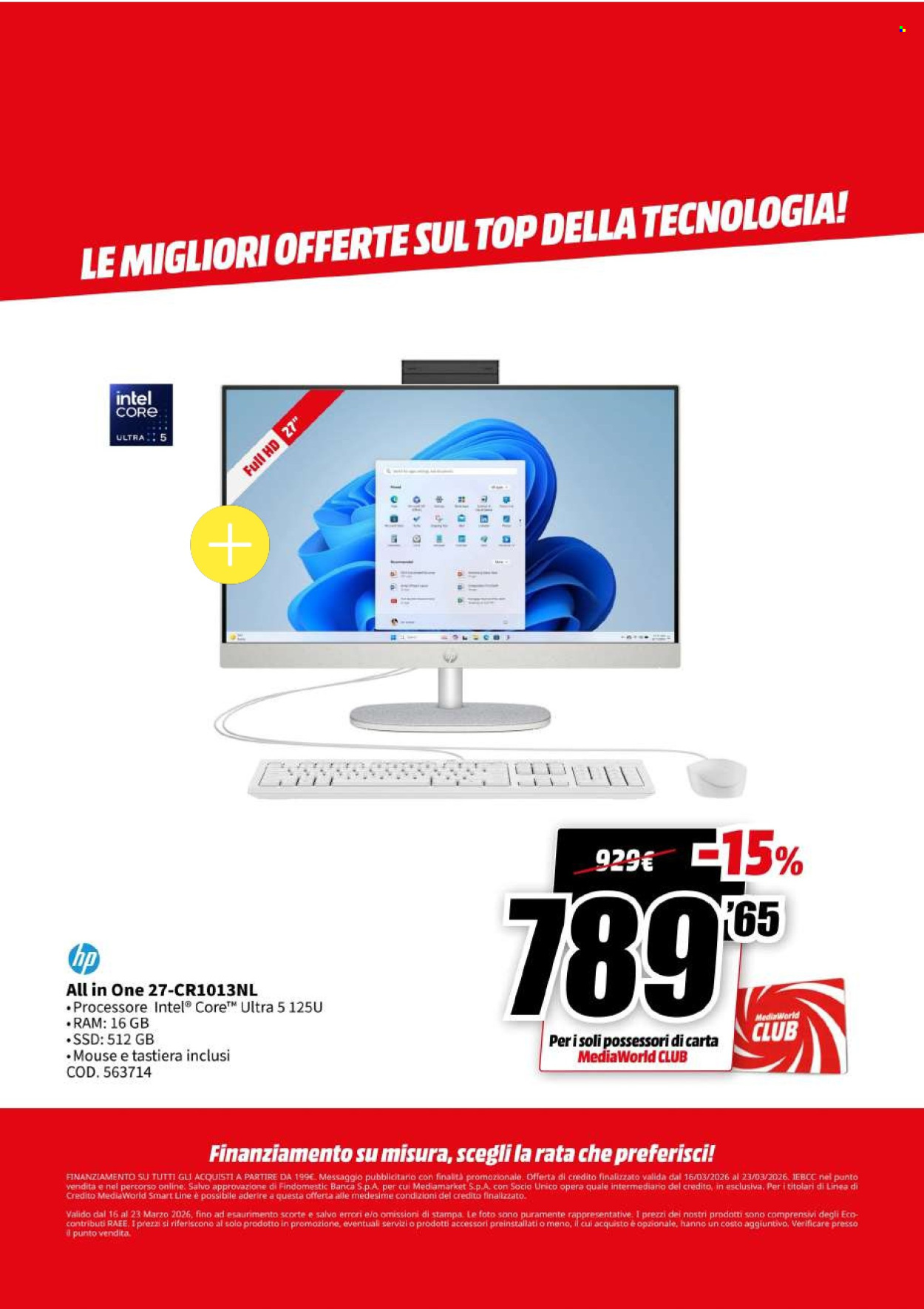 Volantino MediaWorld - 16/3/2026 - 23/3/2026. Pagina 17