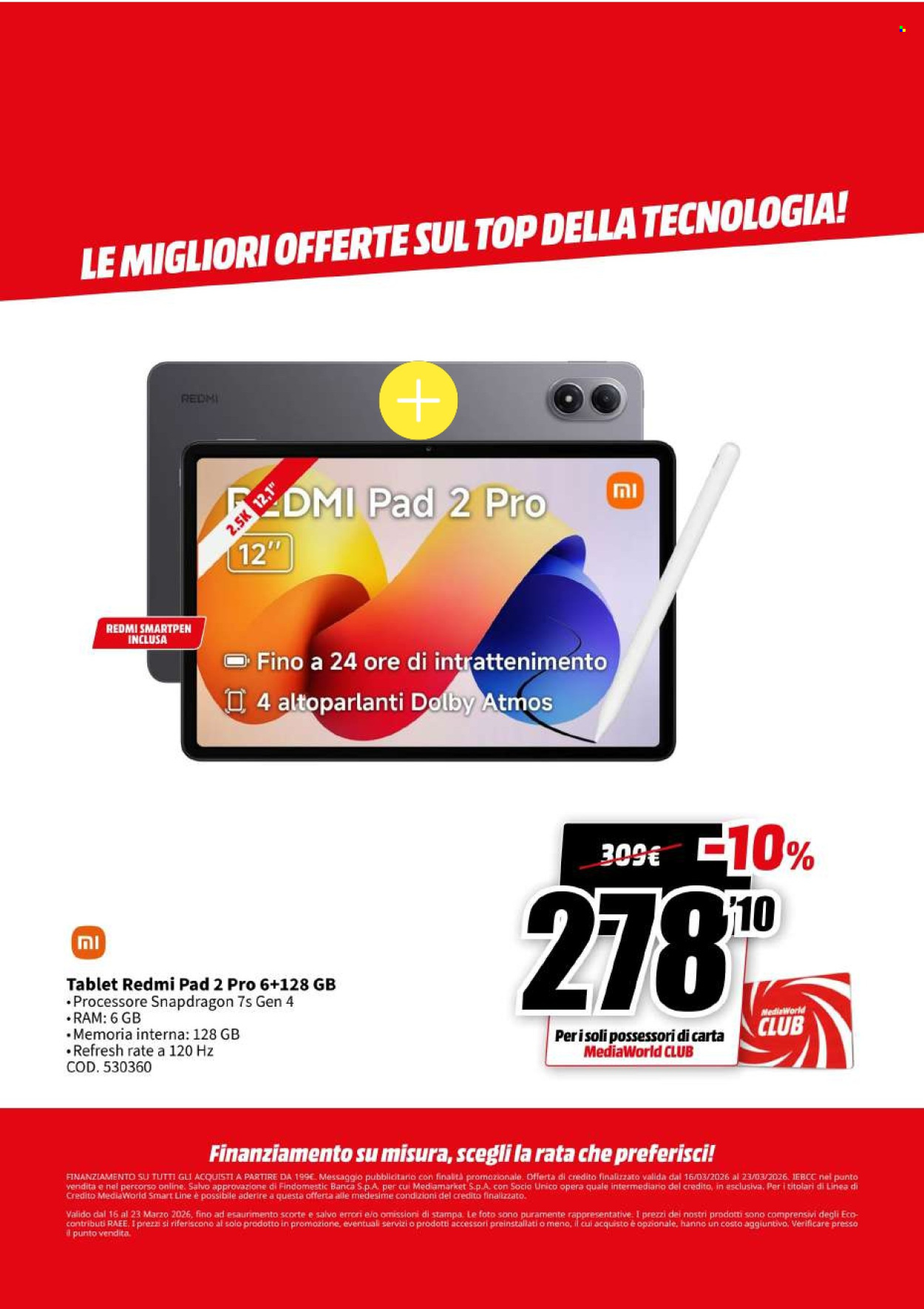 Volantino MediaWorld - 16/3/2026 - 23/3/2026. Pagina 21