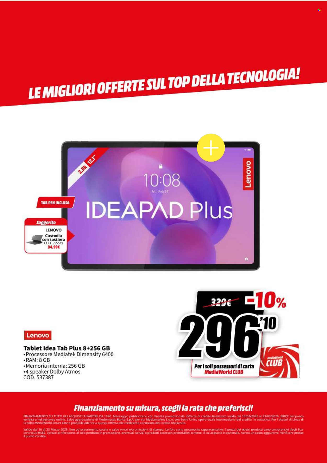 Volantino MediaWorld - 16/3/2026 - 23/3/2026. Pagina 22