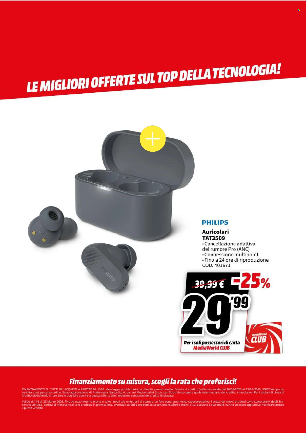 Volantino MediaWorld - 16/3/2026 - 23/3/2026. Pagina 31