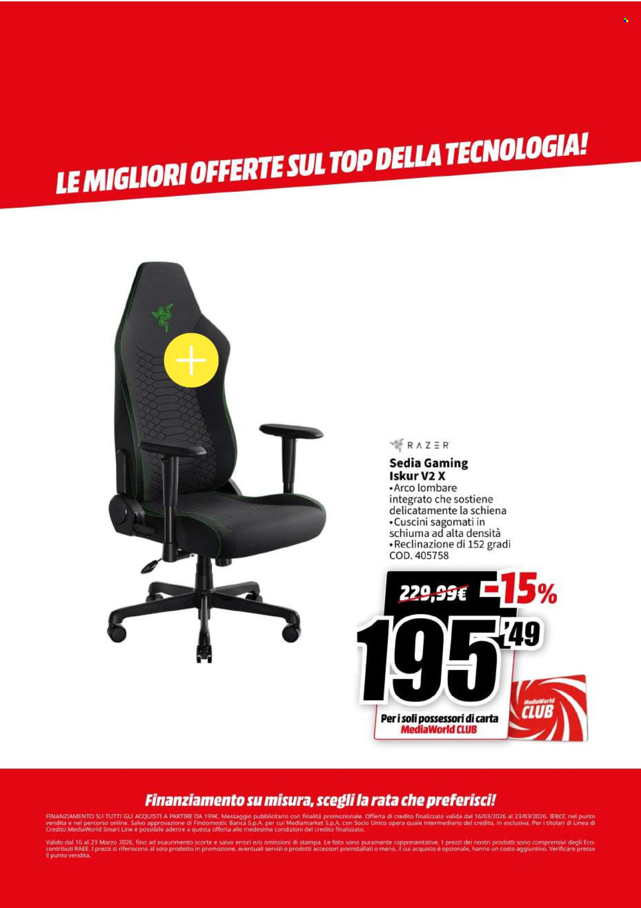 Volantino MediaWorld - 16/3/2026 - 23/3/2026. Pagina 34