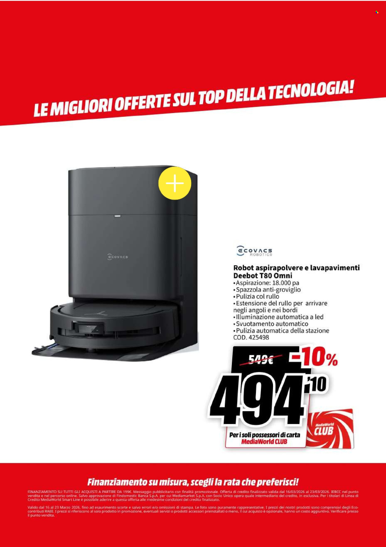 Volantino MediaWorld - 16/3/2026 - 23/3/2026. Pagina 52