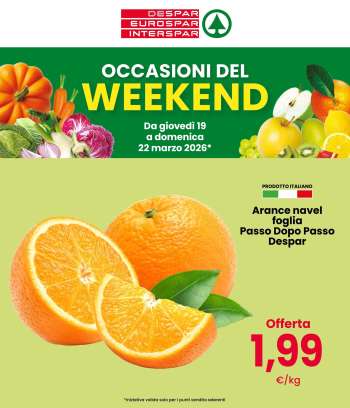 Volantino Eurospar - 19/3/2026 - 22/3/2026.
