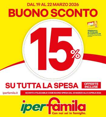 Volantino Famila - 19/3/2026 - 22/3/2026.