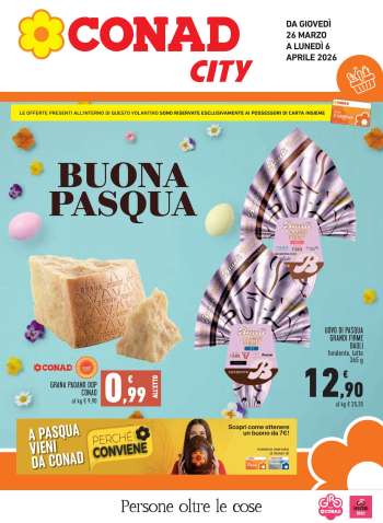 Volantino Conad City - 26/3/2026 - 6/4/2026.